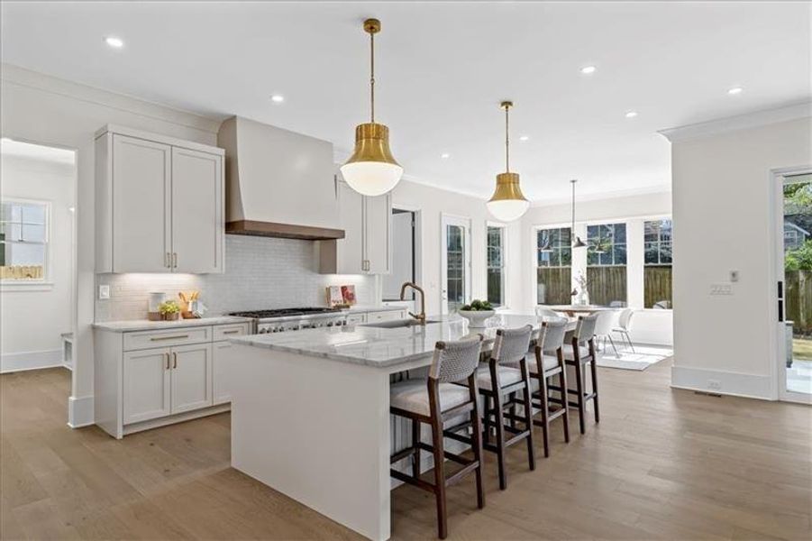 Furnished interior view inside a new home in , Atlanta (Image 45).