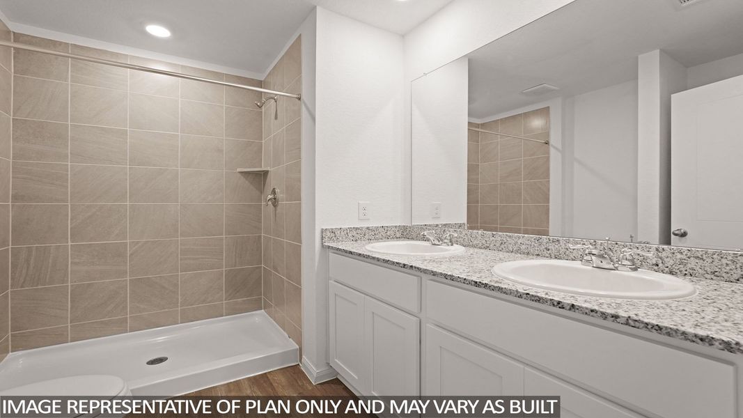 Furnished interior view inside a new home in McCrorey Trails, Conroe (Image 9). Furnished interior view inside a new home in McCrorey Trails, Conroe (Image 9).