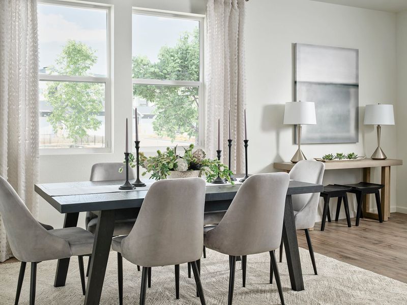 Representative furnished interior of a home built from the 4 by Tri Pointe Homes in Sugar Mill Village, Longmont (Image 29).