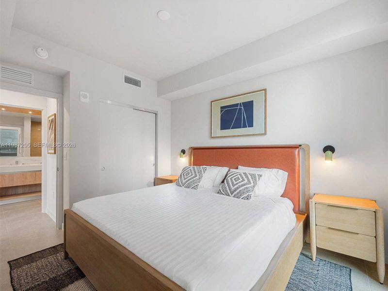 Furnished interior view inside a new home in , Miami (Image 18). Furnished interior view inside a new home in , Miami (Image 18).