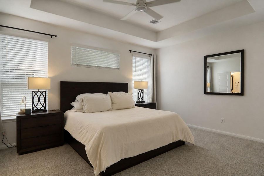 Furnished interior view inside a new home in , Houston (Image 27).