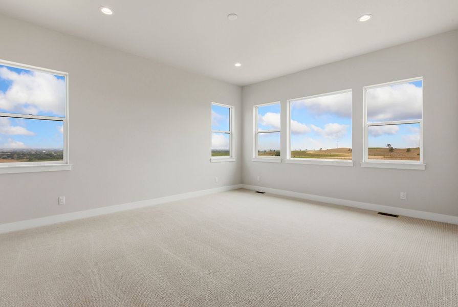 Spacious, unfurnished interior of a new home in RainDance, Windsor (Image 11). Spacious, unfurnished interior of a new home in RainDance, Windsor (Image 11).