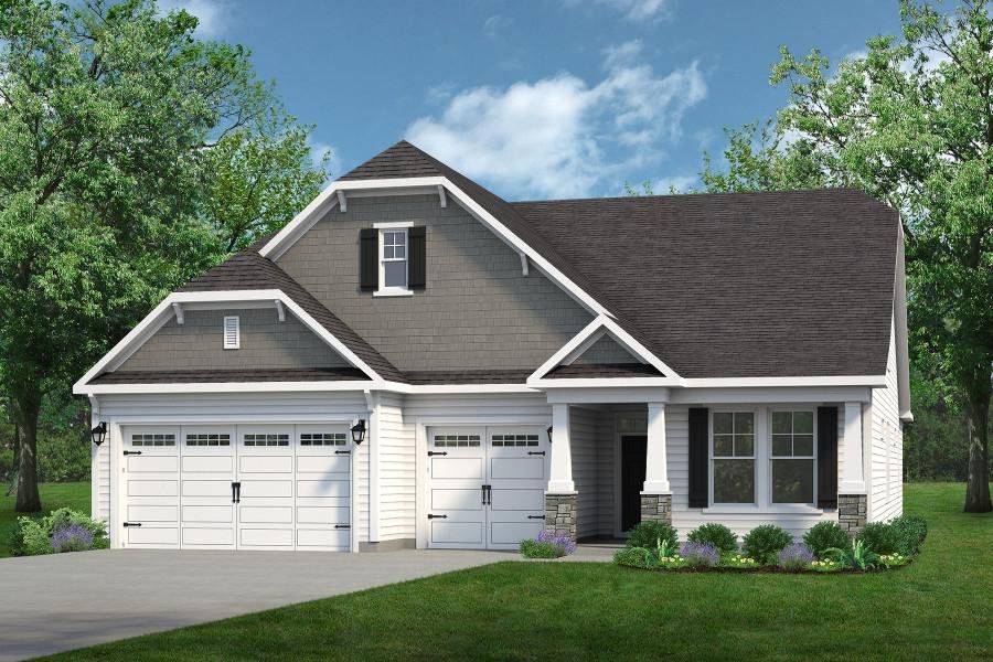 Representative exterior photo of a completed home built from the The Surfrider by Chesapeake Homes in Coastal Club of the Carolinas, Calabash, NC (Image 24).