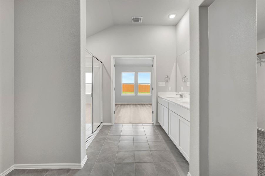 Furnished interior view inside a new home in Carillon, Manor (Image 8).