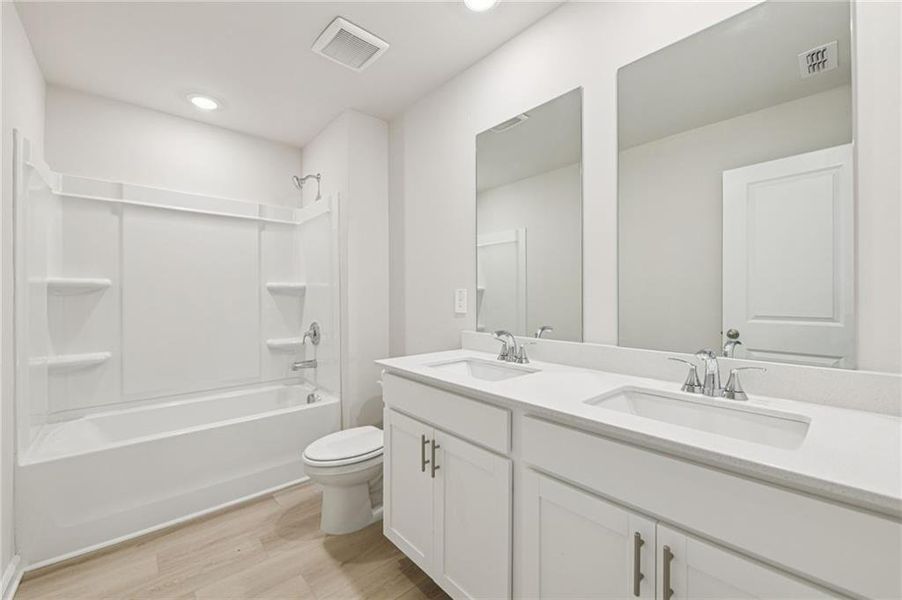 Furnished interior view inside a new home in Preserve at Mountain Creek, Pendergrass (Image 6).