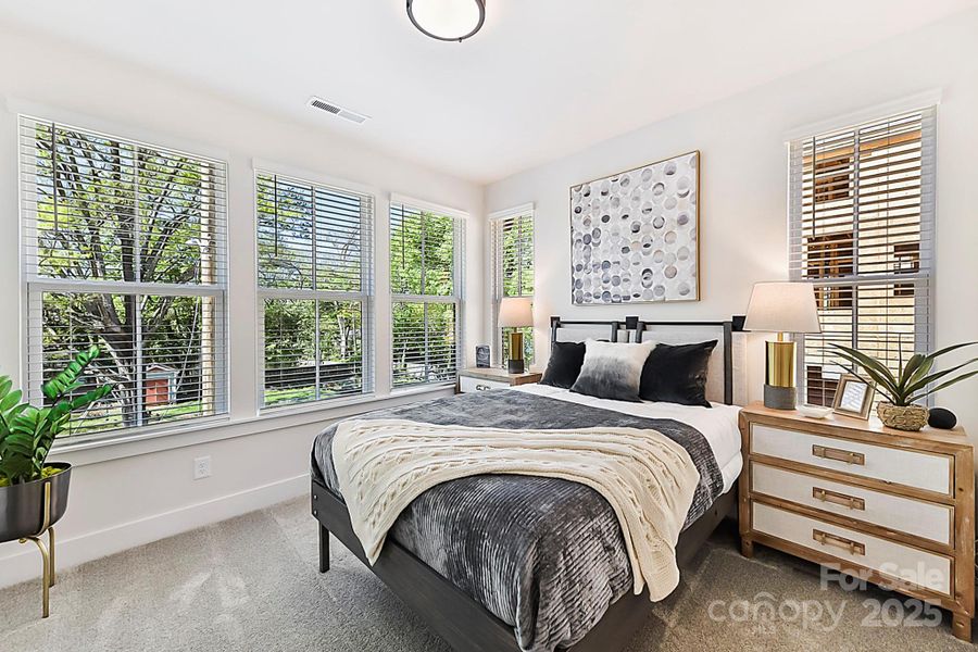 Furnished interior view inside a new home in Towns at Pegram, Charlotte (Image 4).