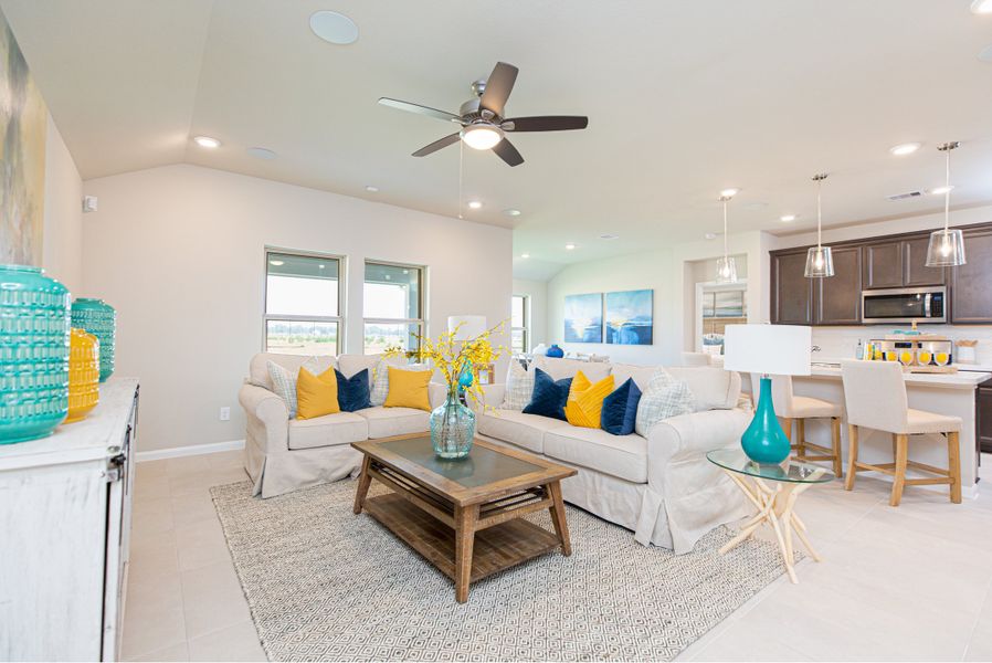 Furnished interior view inside a new home in Montgomery Ridge, Montgomery (Image 14).