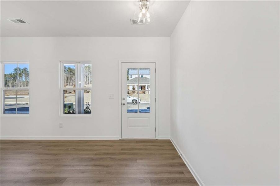 Spacious, unfurnished interior of a new home in Arbors at Richland Creek, Buford (Image 23). Spacious, unfurnished interior of a new home in Arbors at Richland Creek, Buford (Image 23).