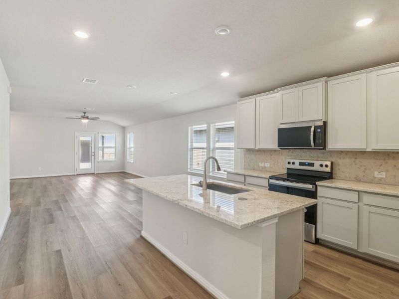 Furnished interior view inside a new home in Sagebrooke - Premier Series, San Antonio (Image 8).