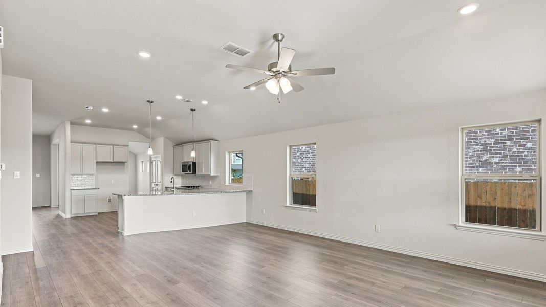 Furnished interior view inside a new home in The Oaks, Red Oak (Image 24).
