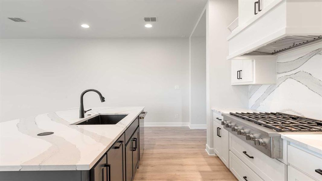 Furnished interior view inside a new home in M3 Ranch 50', Mansfield (Image 7). Furnished interior view inside a new home in M3 Ranch 50', Mansfield (Image 7).