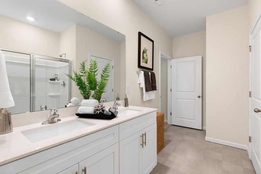 Representative furnished interior of a home built from the BOOTH by D.R. Horton in Gretchen Pines, West End (Image 24).