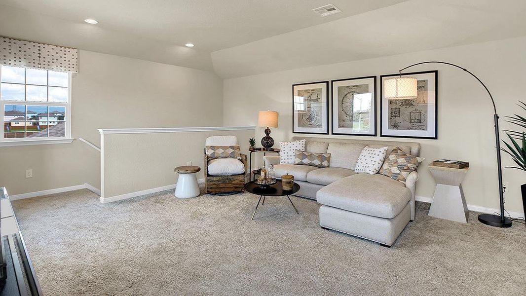 Furnished interior view inside a new home in Southgrove, Kyle (Image 18).
