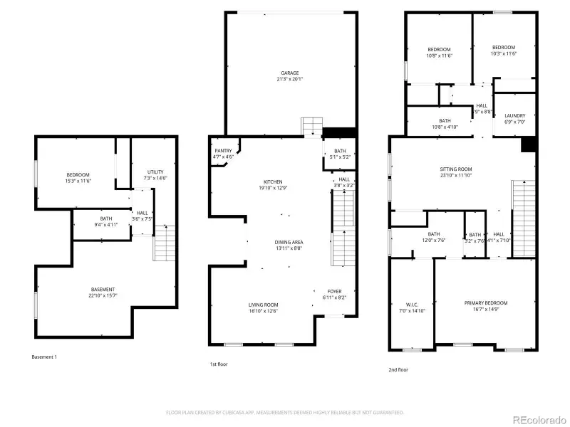 2D floor plan layout of this home in , Colorado Springs, CO (Image 5). 2D floor plan layout of this home in , Colorado Springs, CO (Image 5).