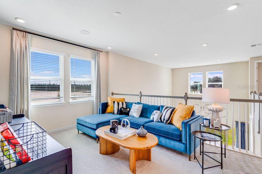 Furnished interior view inside a new home in Lochside, Mount Dora (Image 26). Furnished interior view inside a new home in Lochside, Mount Dora (Image 26).