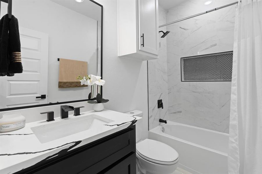 Furnished interior view inside a new home in , Fort Worth (Image 15).