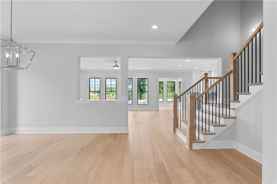 Spacious, unfurnished interior of a new home in Knollwood, Johns Creek (Image 43).