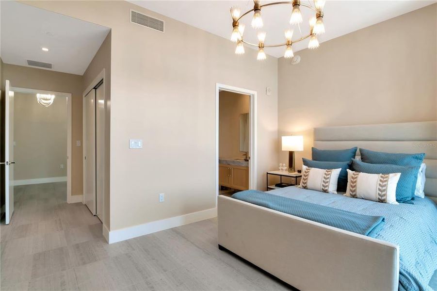 Furnished interior view inside a new home in , Tampa (Image 30).