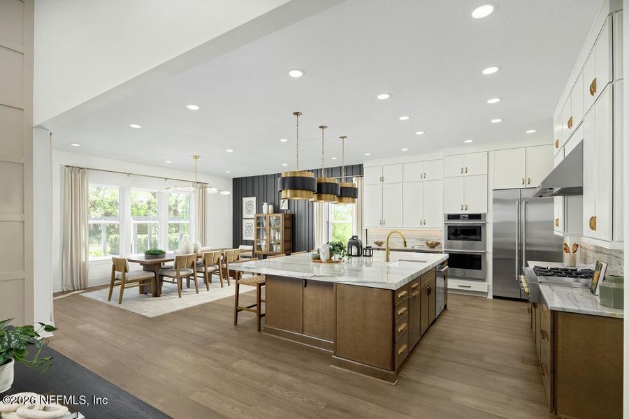 Furnished interior view inside a new home in , St. Augustine (Image 5).