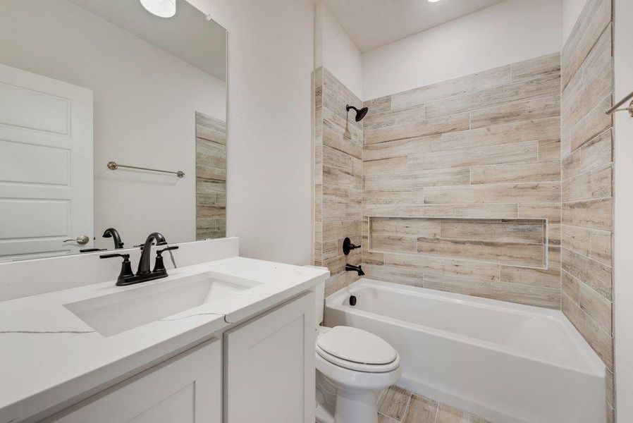 Furnished interior view inside a new home in , Lowry Crossing (Image 1).