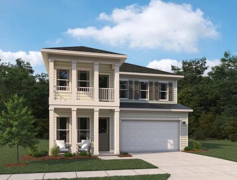 Palermo Elevation B Exterior Rendering