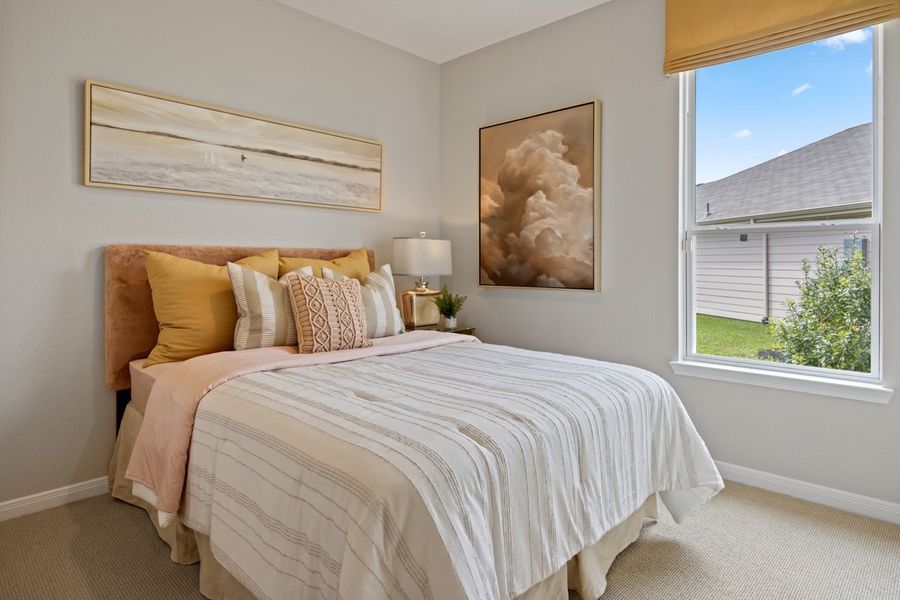 Representative furnished interior of a home built from the 1675 Modeled by KB Home in Sagecrest Preserve, Conroe (Image 10). Representative furnished interior of a home built from the 1675 Modeled by KB Home in Sagecrest Preserve, Conroe (Image 10).