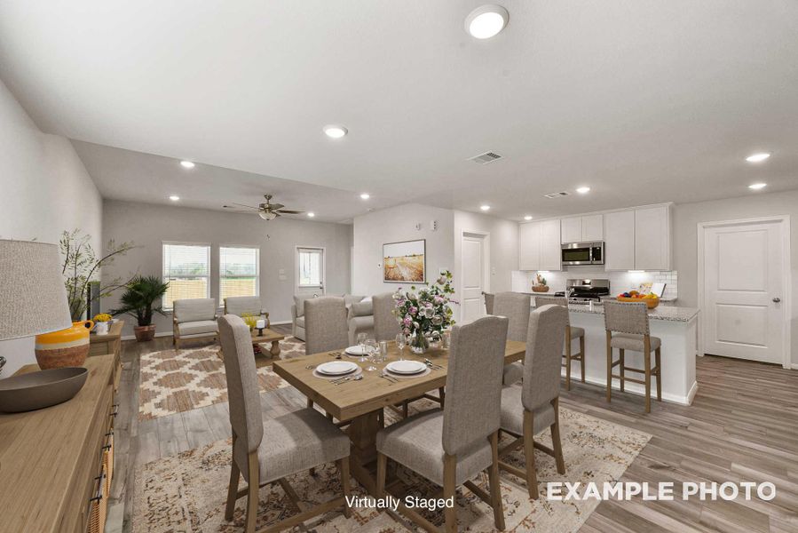 Furnished interior view inside a new home in Emberly, Beasley (Image 14).