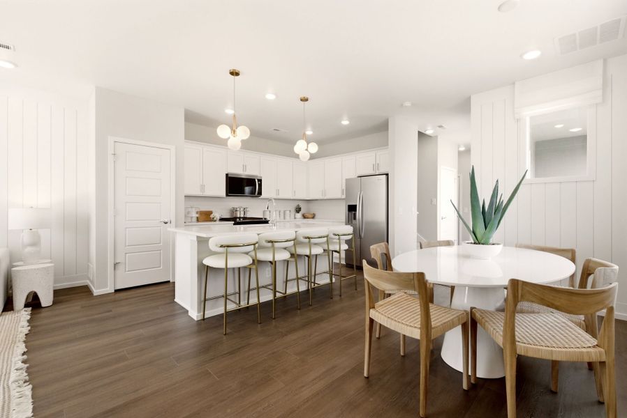 Representative furnished interior of a home built from the Capella by Pulte Homes in Sky Ranch, Watkins (Image 20). Representative furnished interior of a home built from the Capella by Pulte Homes in Sky Ranch, Watkins (Image 20).