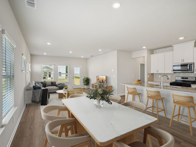 Furnished interior view inside a new home in Northwoods at Mirror Lake, Villa Rica (Image 4).