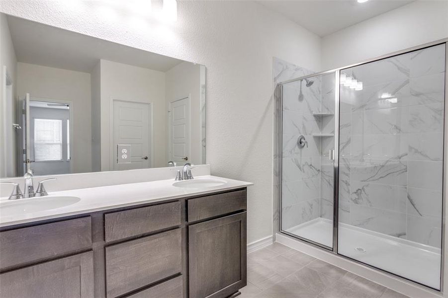 Furnished interior view inside a new home in Sierra Vista at Kelly Ranch, Aledo (Image 7).