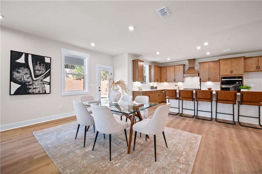 Furnished interior view inside a new home in The Paddocks at Doc Hughes, Buford (Image 14).