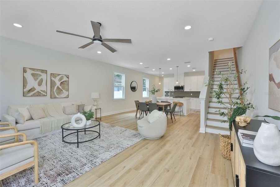 Furnished interior view inside a new home in , Tampa (Image 13).
