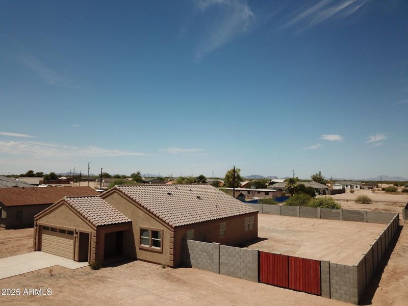 Aerial – Block Fence & RV Gate Detail