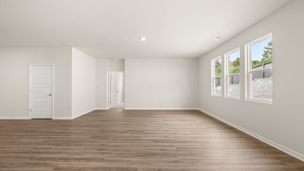 Representative unfurnished interior of a home built from the Avion by D.R. Horton in Brooks Station, Dacula (Image 10).