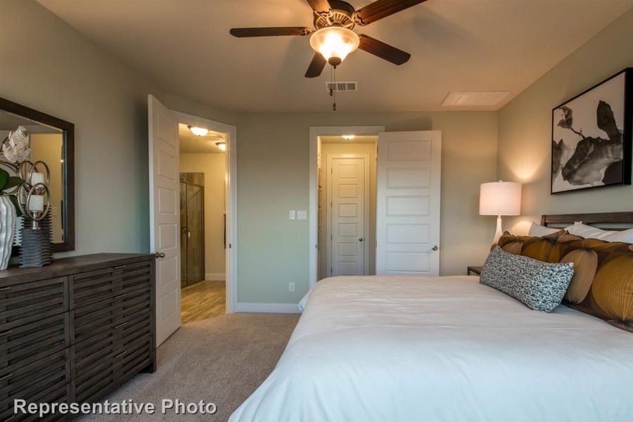 Representative furnished interior of a home built from the Hymeadow 2595 by Brohn Homes in Hymeadow, Maxwell (Image 17).
