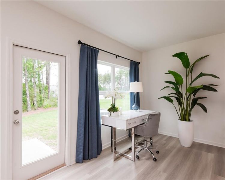 Furnished interior view inside a new home in Old Salem Crossing, Conyers (Image 33).