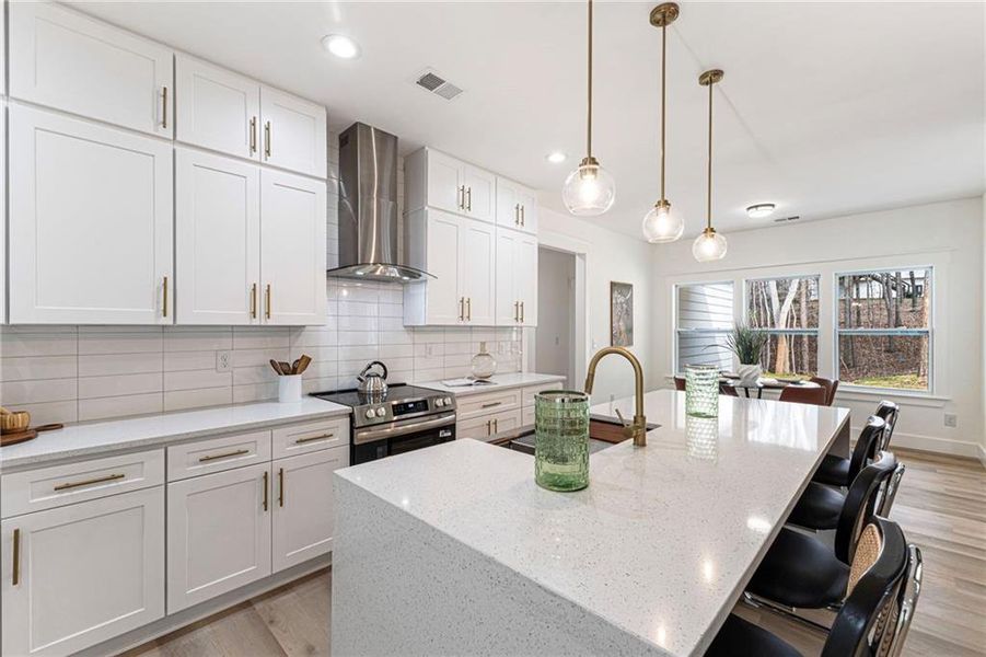 Furnished interior view inside a new home in , Cartersville (Image 18).
