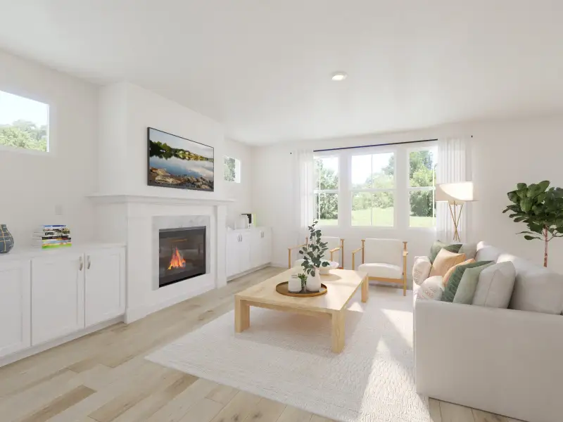 Furnished interior view inside a new home in Station Hill - Estate Series, Franklin (Image 6).