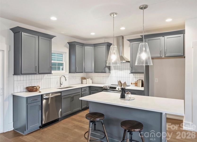 Furnished interior view inside a new home in , Charlotte (Image 4).