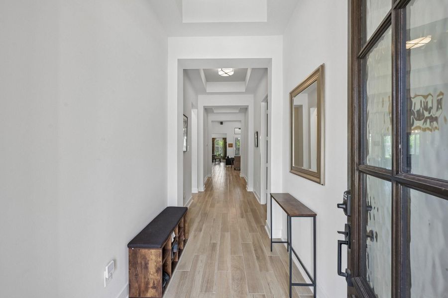 Furnished interior view inside a new home in The Woodlands Hills, Willis (Image 18).