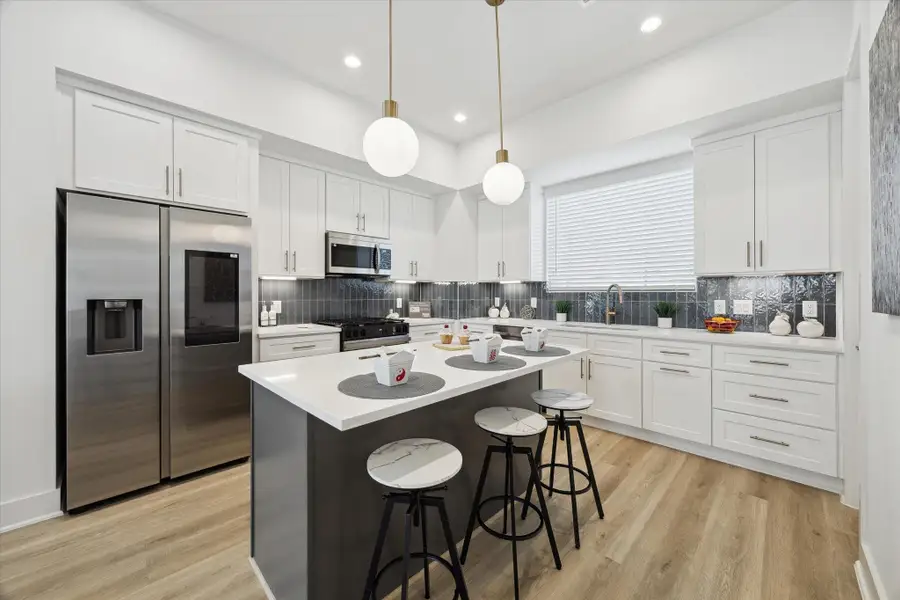 Furnished interior view inside a new home in , Houston (Image 11).