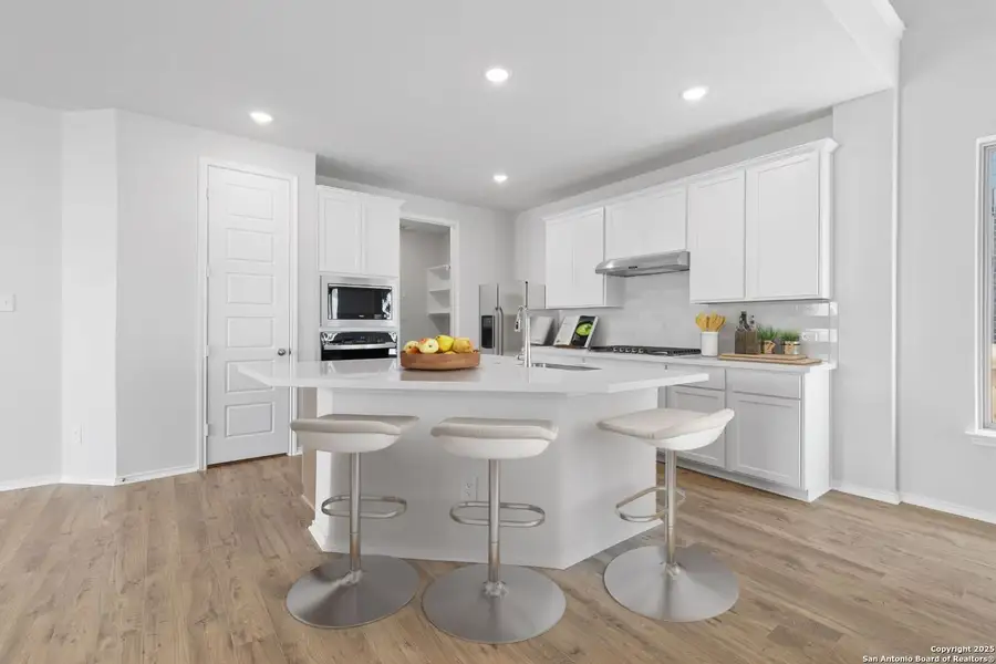 Furnished interior view inside a new home in Ladera, San Antonio (Image 4). Furnished interior view inside a new home in Ladera, San Antonio (Image 4).