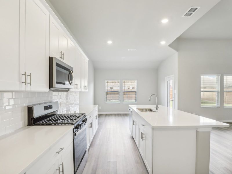 Furnished interior view inside a new home in Lakehaven - Premier Series, Farmersville (Image 6).