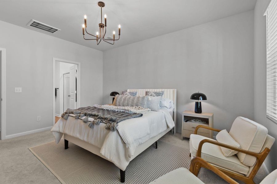 Furnished interior view inside a new home in , Summerville (Image 24). Furnished interior view inside a new home in , Summerville (Image 24).