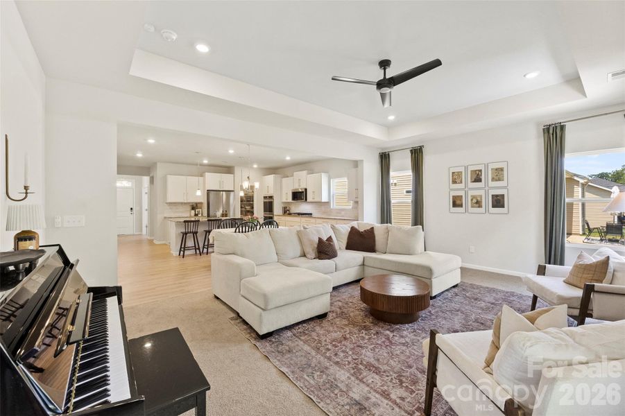 Furnished interior view inside a new home in Bailey's Run, Rock Hill (Image 41).