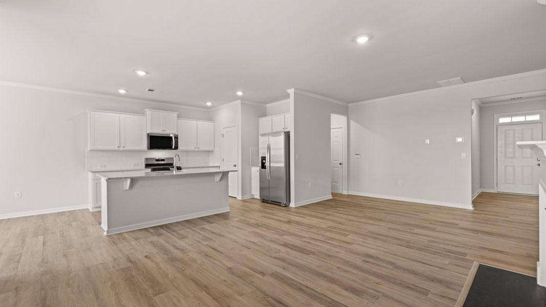 Representative unfurnished interior of a home built from the Booth by D.R. Horton in Liberty Crossing, Braselton (Image 24). Representative unfurnished interior of a home built from the Booth by D.R. Horton in Liberty Crossing, Braselton (Image 24).