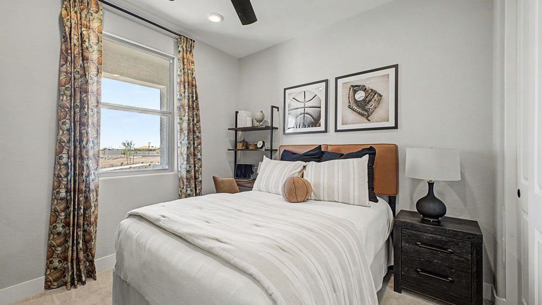 Representative furnished interior of a home built from the Jerome by DRB Homes in Magma Ranch, Florence (Image 23).