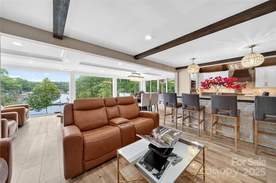 Furnished interior view inside a new home in , Denver (Image 19).