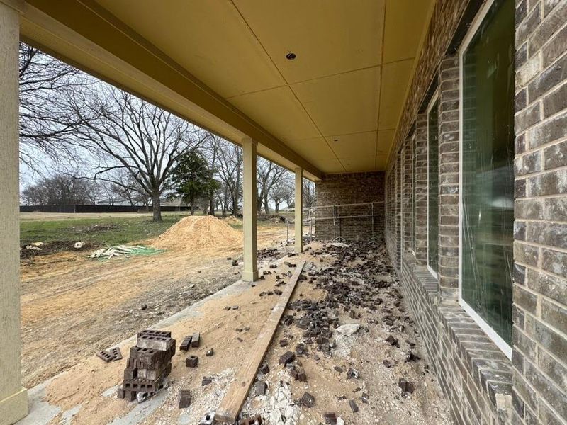 In-progress construction of a new home in Fannin Ranch, Leonard, TX (Image 13).