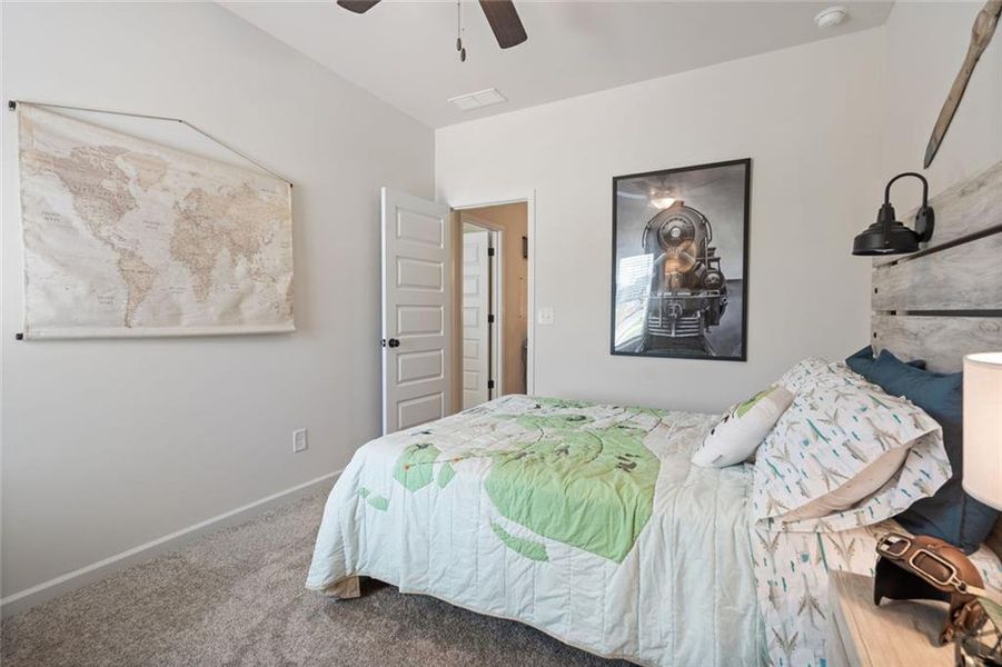 Furnished interior view inside a new home in Garrett Preserve, Douglasville (Image 26).